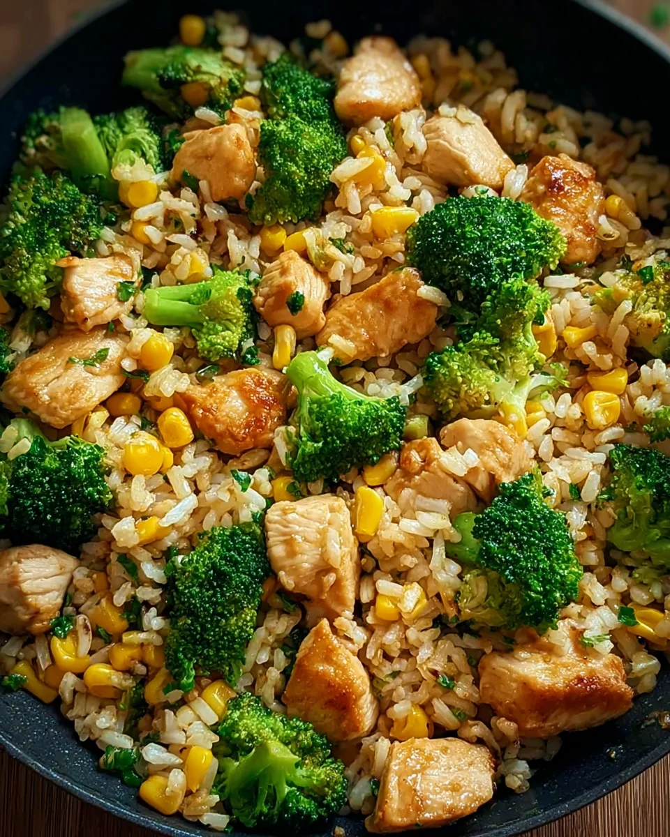 Hähnchen-Reis-Pfanne