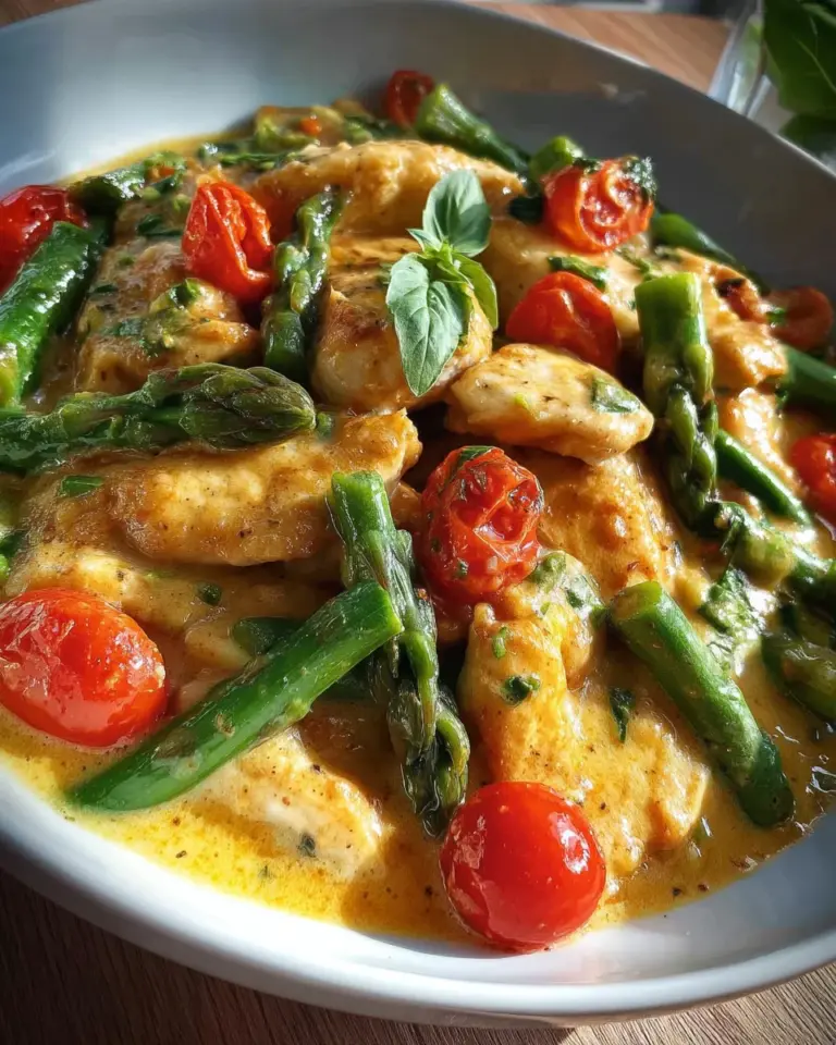 Hähnchen Spargel Pfanne: 30 Min. Glück!