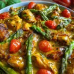 Hähnchen mit Spargel (schnelles Pfannenrezept)