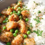 Hähnchengeschnetzeltes mit Reis