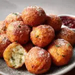 Hüttenkäsebällchen aus der Heißluftfritteuse