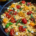 Italienischer Orzo Salat (schnelles Rezept)