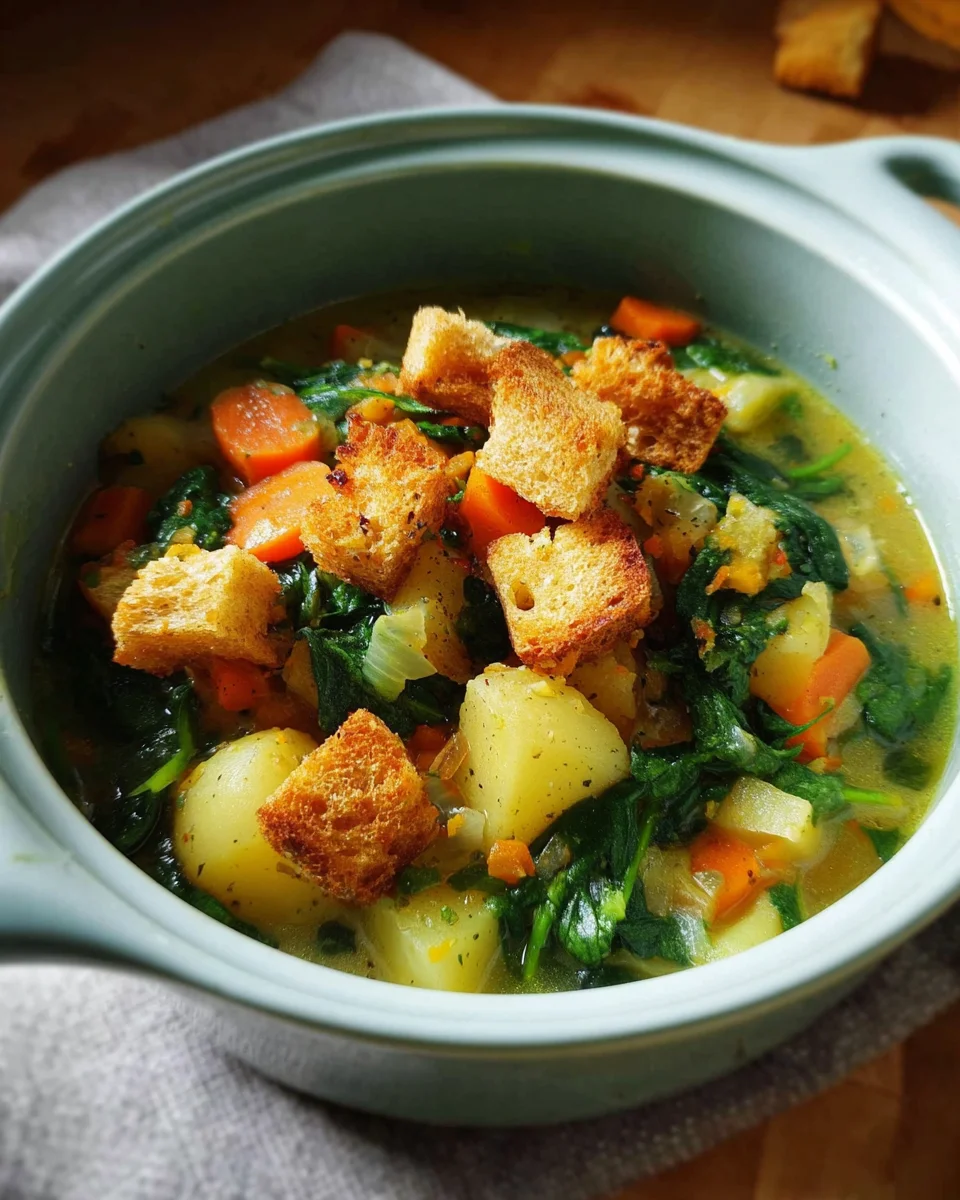 Kartoffel-Spinat-Eintopf