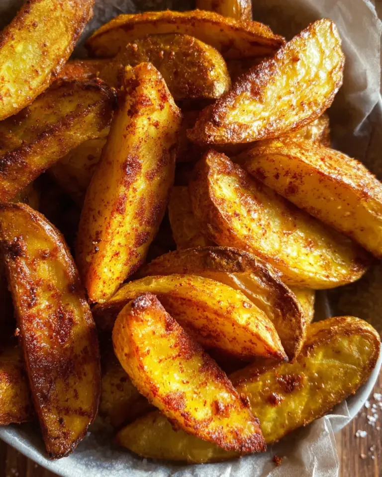 Knusprige Kartoffel Wedges (Rezept aus dem Ofen)