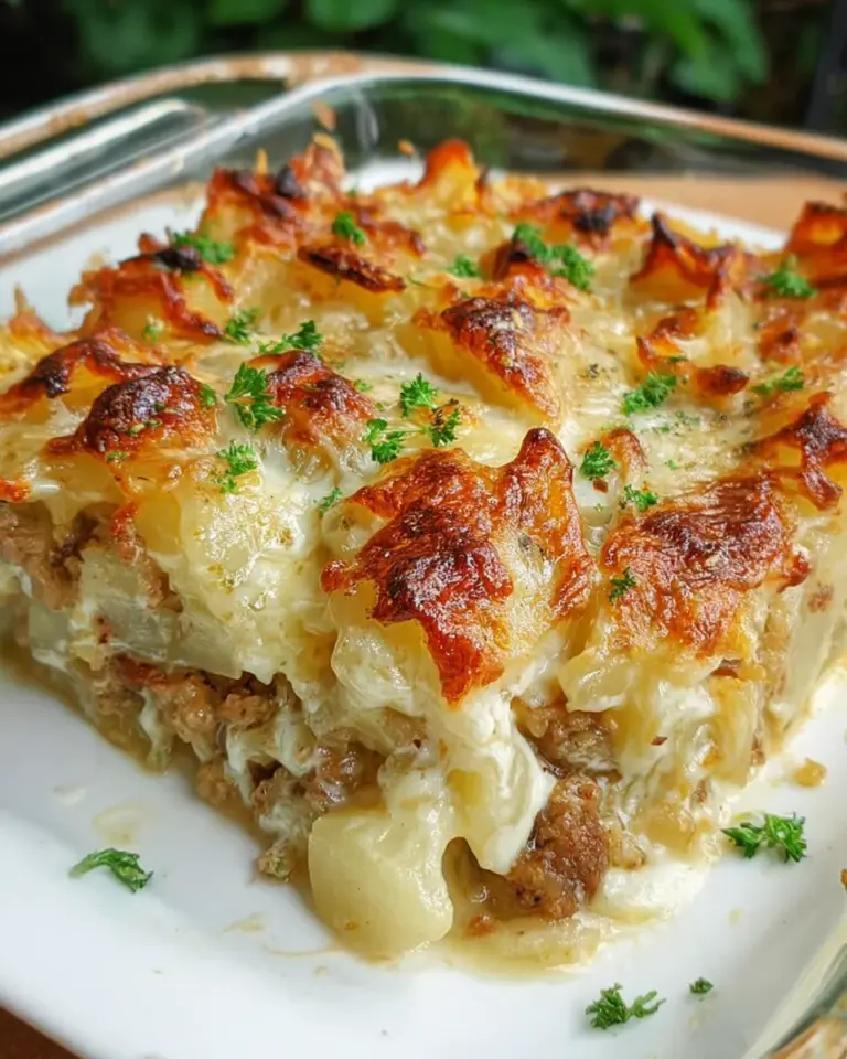 Kohlrabi-Hack-Auflauf