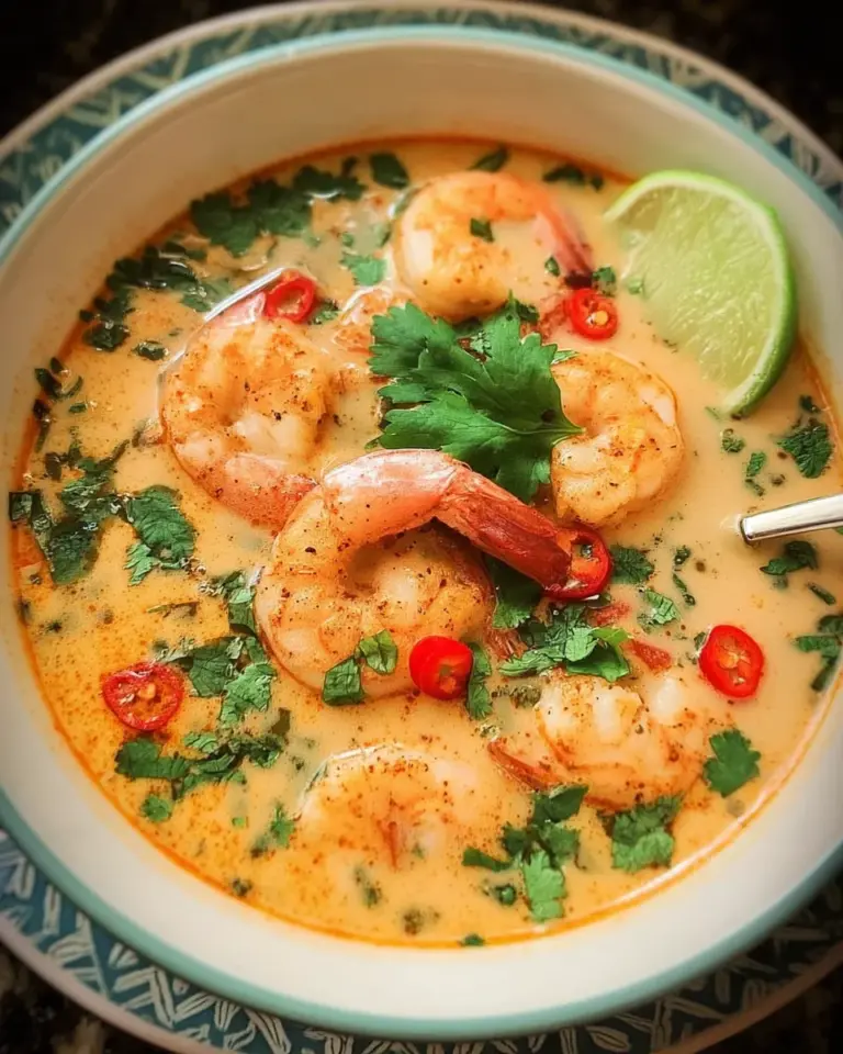 Kokos-Shrimps-Suppe