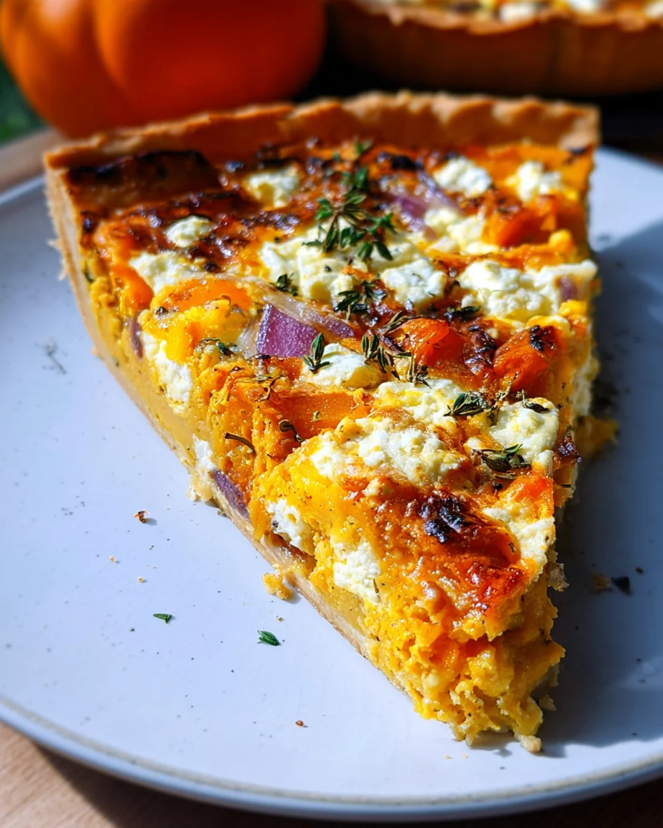 Kürbis-Quiche