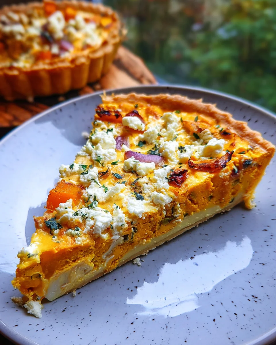 Kürbis-Quiche