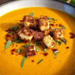 Kürbissuppe mit Halloumi: 8 Zutaten zum Glück