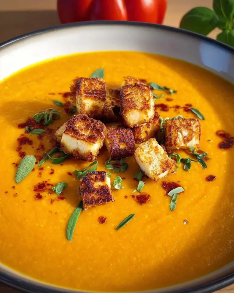 Kürbissuppe mit Halloumi: 8 Zutaten zum Glück