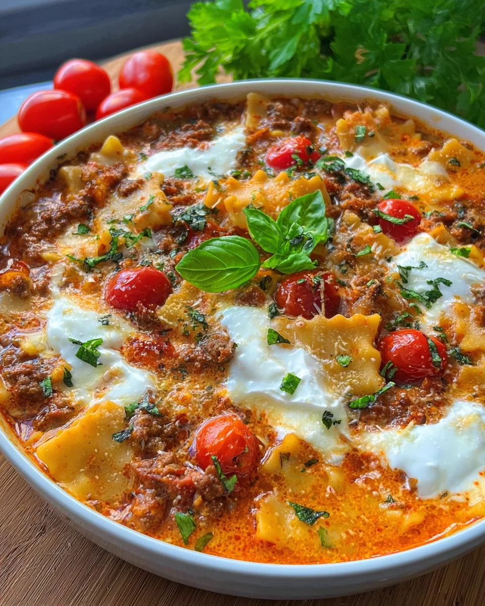 Lasagne-Suppe