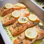 Leckerer Zitronen-Lachs aus dem Ofen