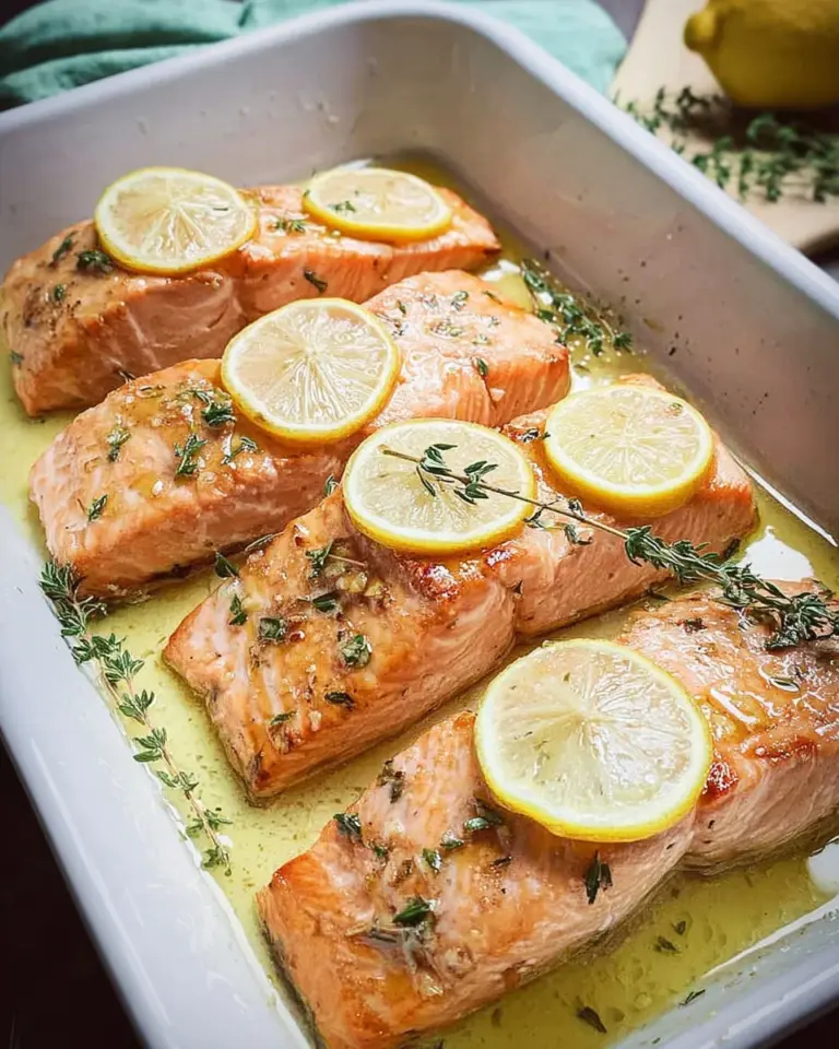 Leckerer Zitronen-Lachs aus dem Ofen