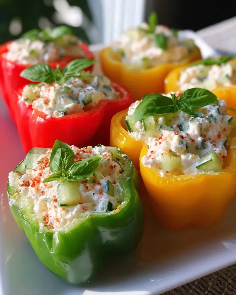 Low Carb gefüllte Paprika