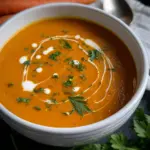Möhrensuppe mit Ingwer und Orange