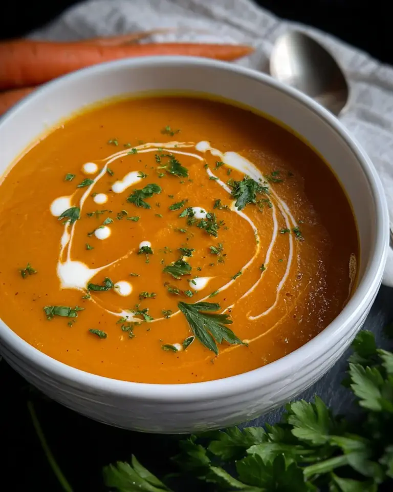 Möhrensuppe mit Ingwer und Orange