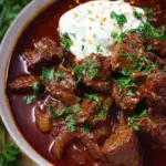 Omas Gulasch Rezept: 1 Stunde köcheln, umwerfend!