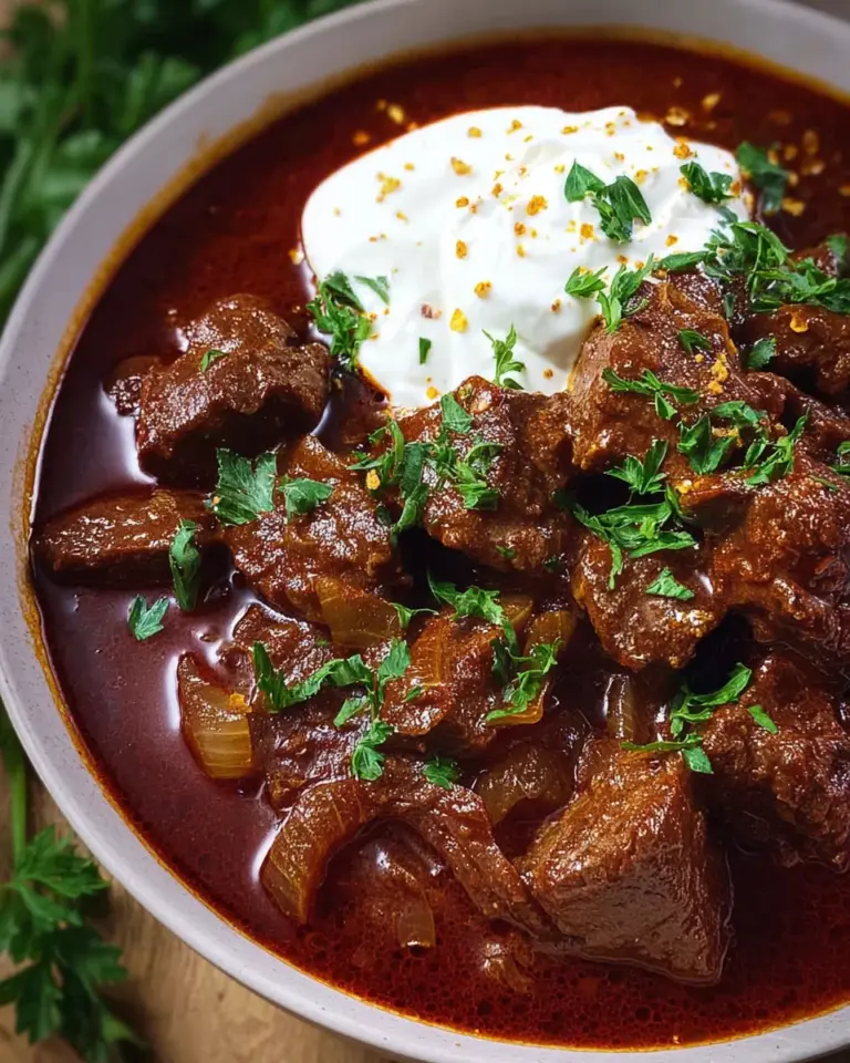 Omas Gulasch Rezept: 1 Stunde köcheln, umwerfend!