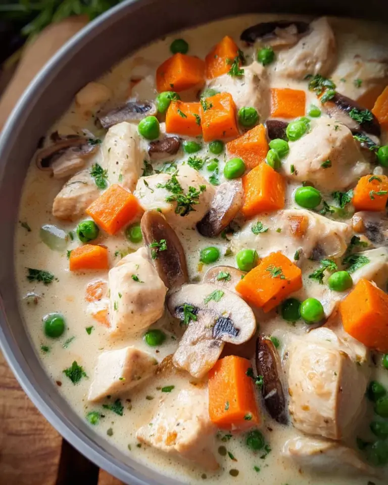 Omas Hühnerfrikassee - schnelles Rezept