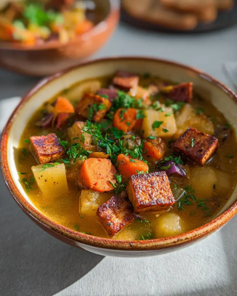 Omas Steckrübentopf – vegan & deftig