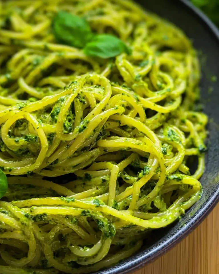 Pasta mit cremiger Spinat-Sauce