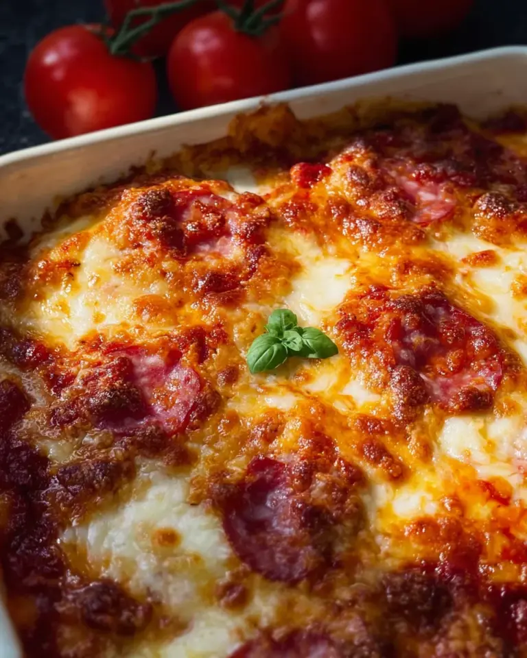 Pizza-Dip aus dem Ofen