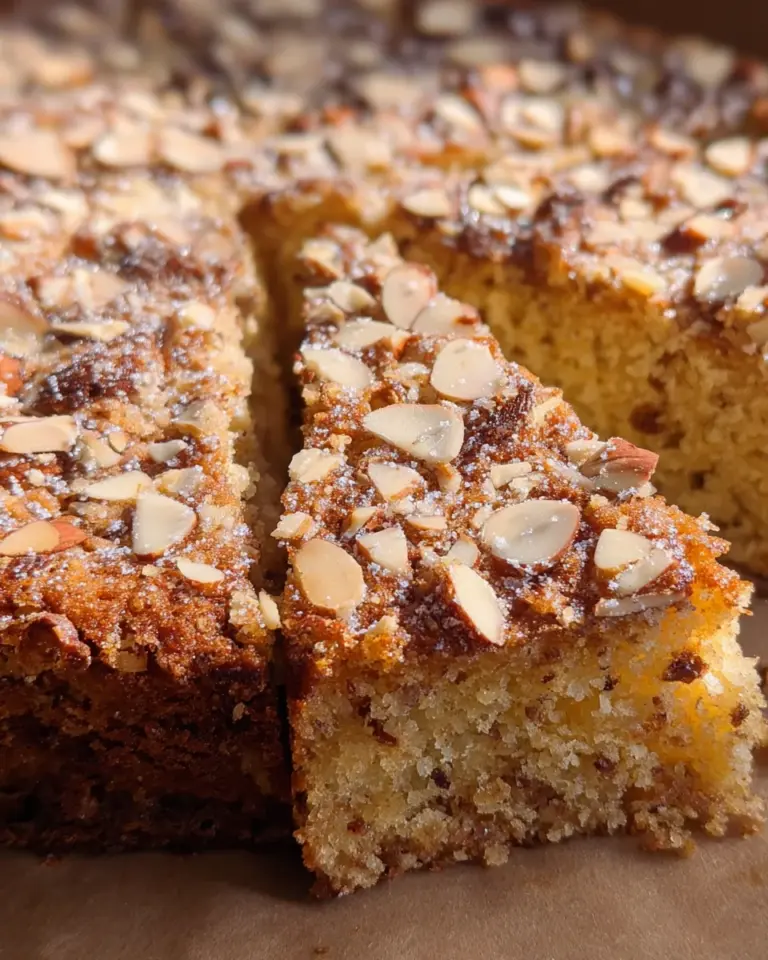 Portugiesischer Kochlöffelkuchen | Mandelkuchen