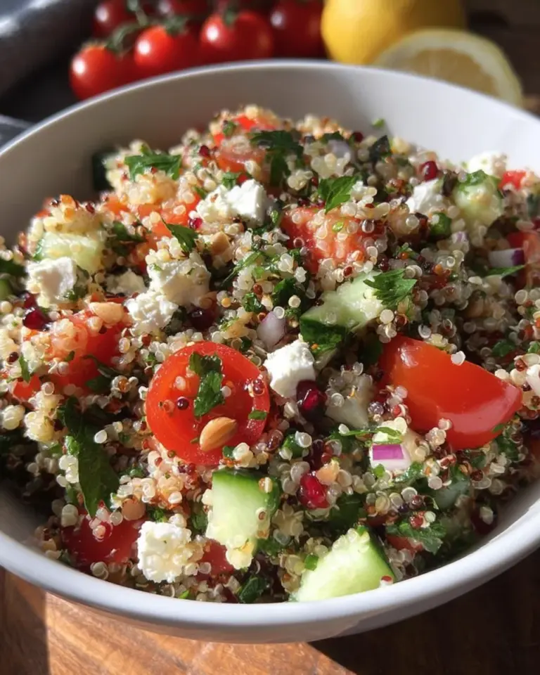 Quinoa Salat mit Feta