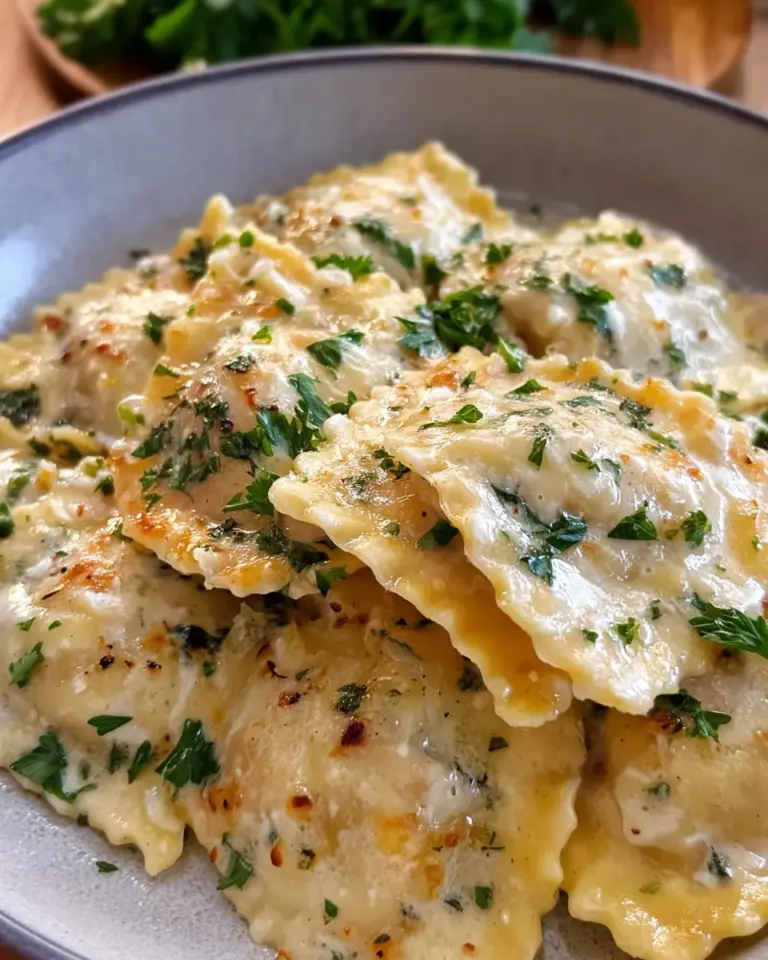 Ravioli Alfredo