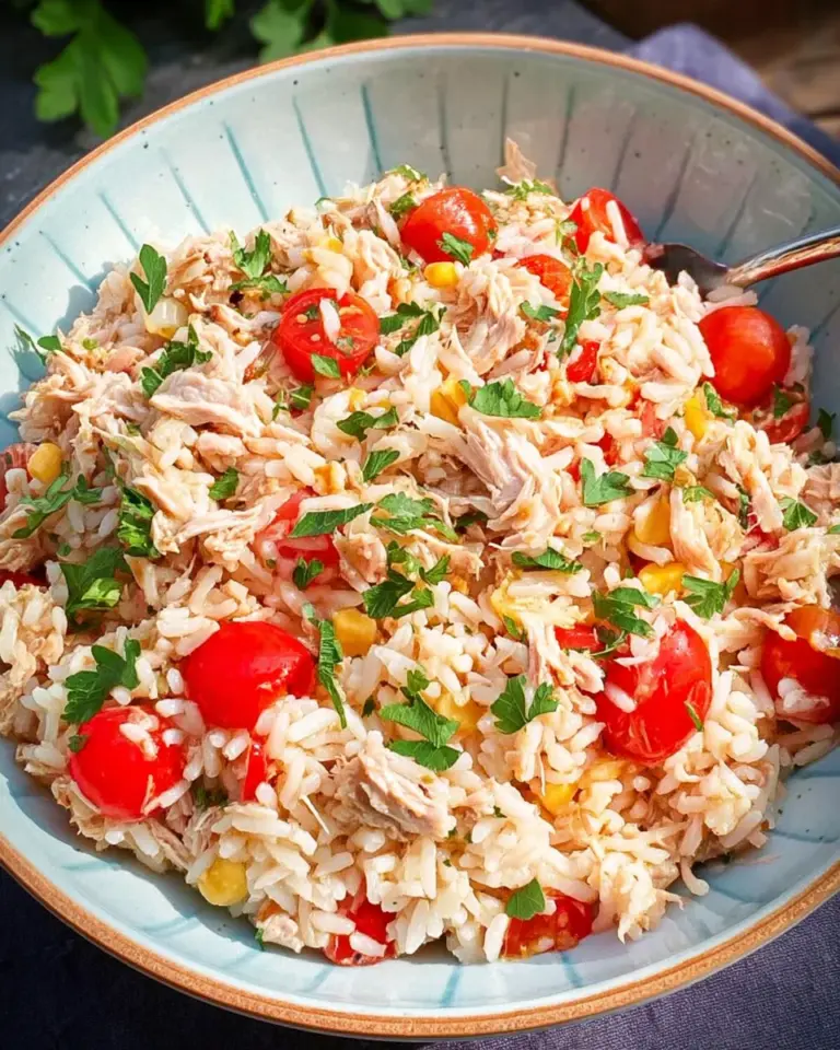 Reissalat mit Thunfisch - So lecker und gesund