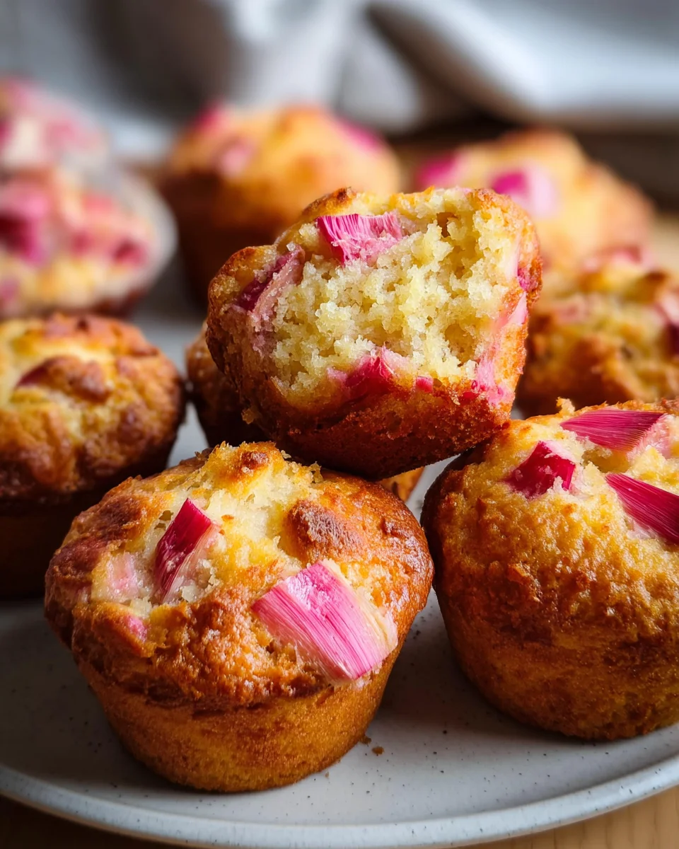 Rhabarber-Muffins