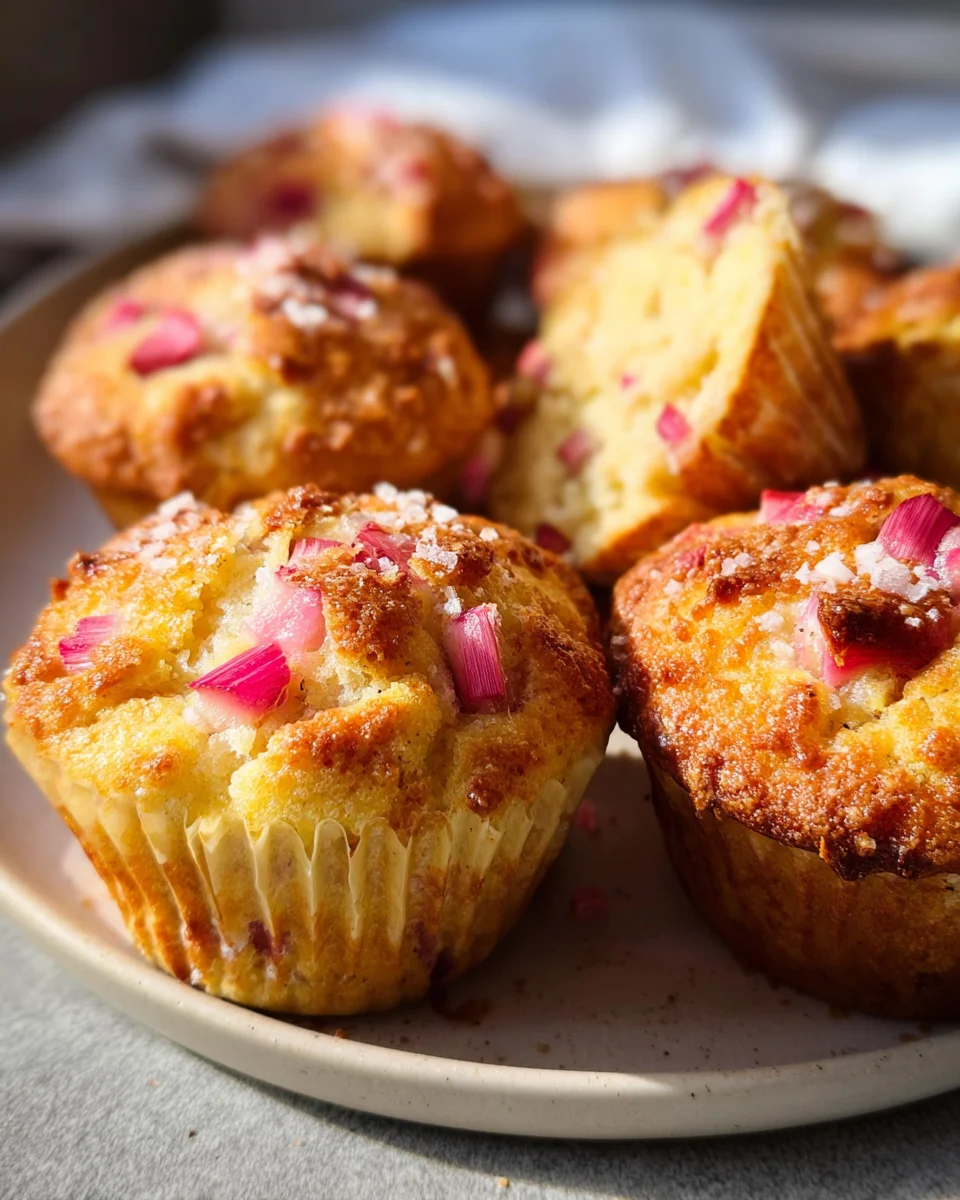 Rhabarber-Muffins