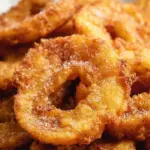 Schnelle gebackene Apfelringe