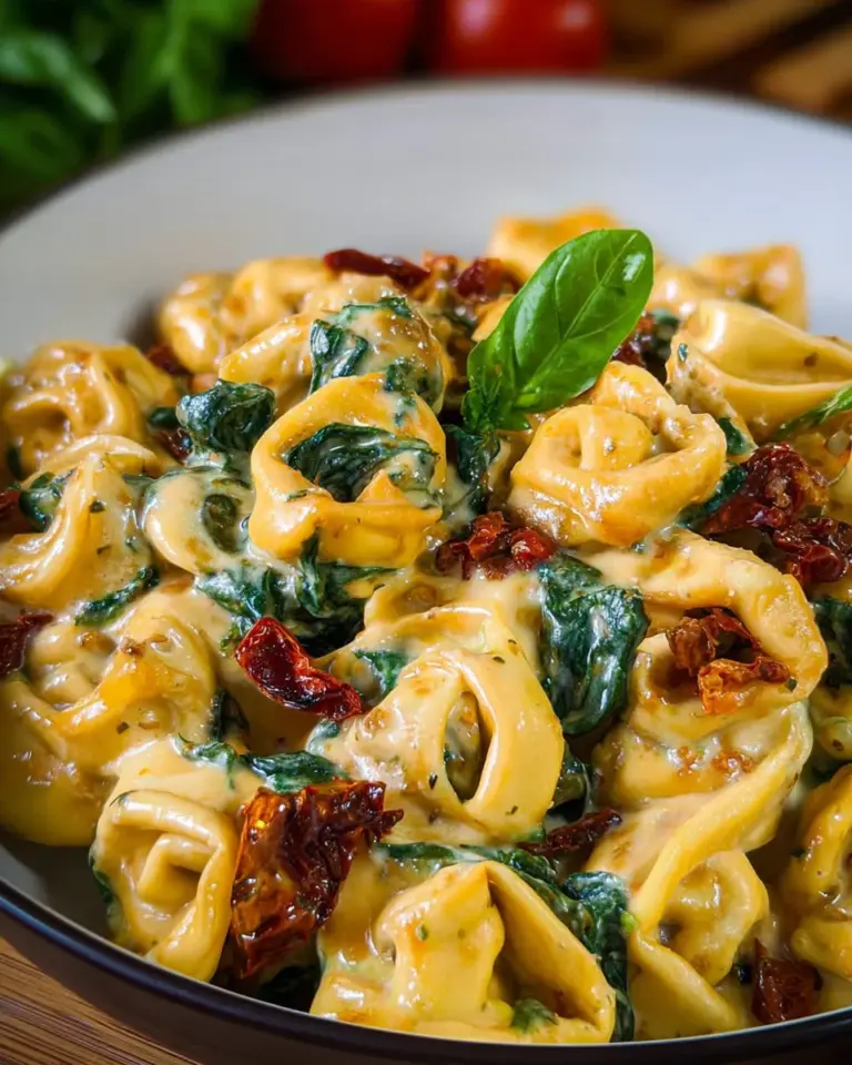 Schnelles Tortellini Rezept mit getrockneten Tomaten