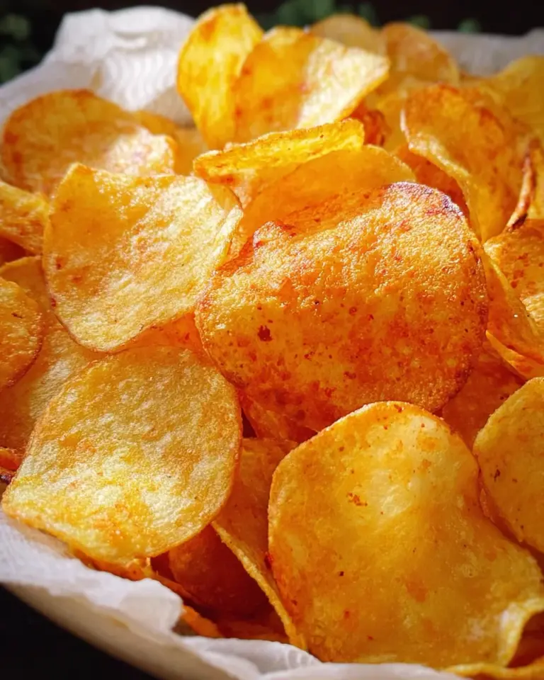 Selbstgemachte Kartoffelchips