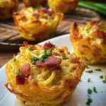 Spaghetti Carbonara Muffins