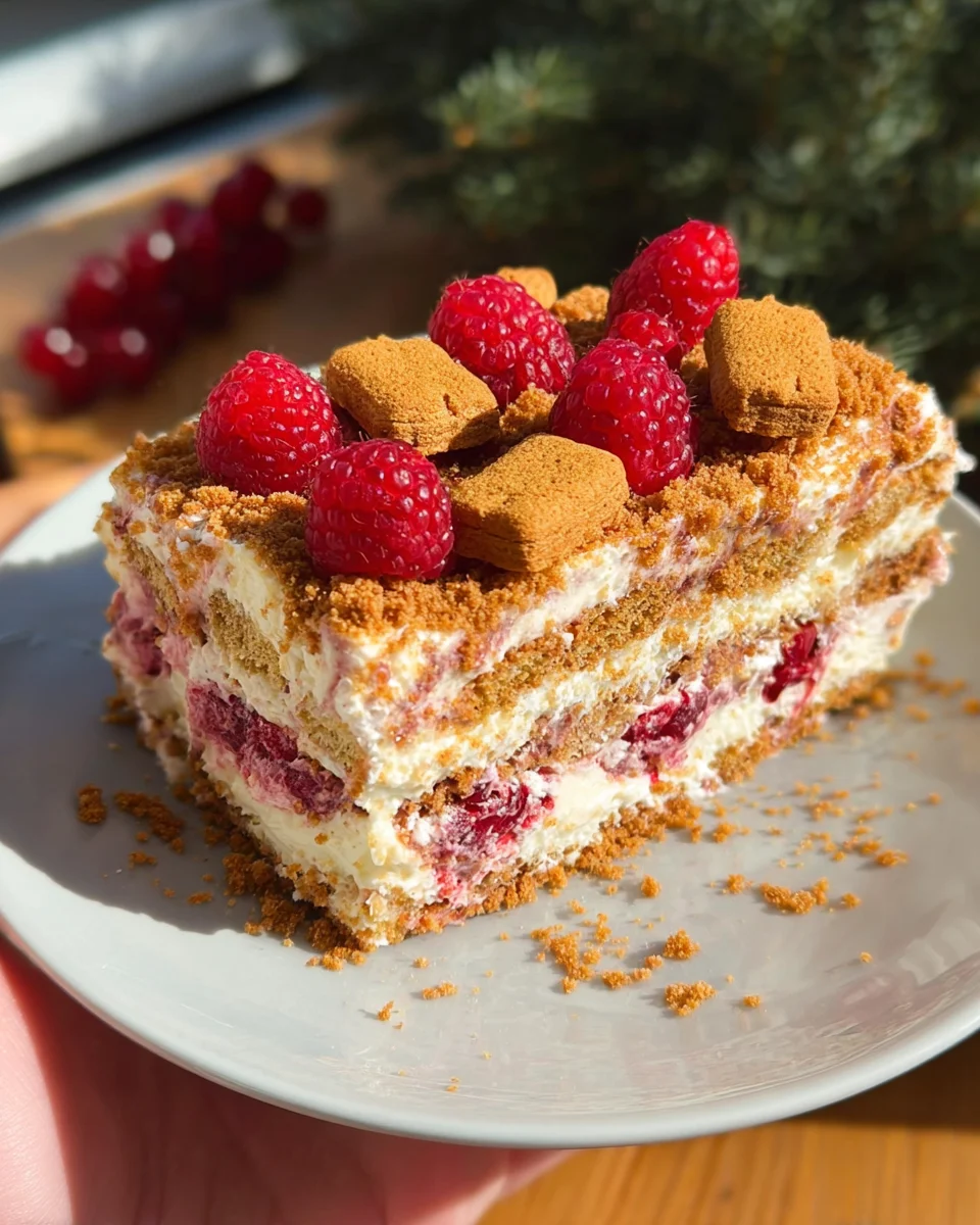 Spekulatius-Himbeer-Tiramisu