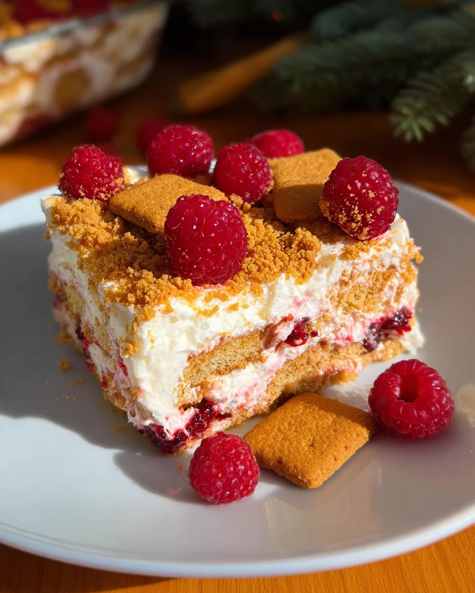 Spekulatius-Himbeer-Tiramisu