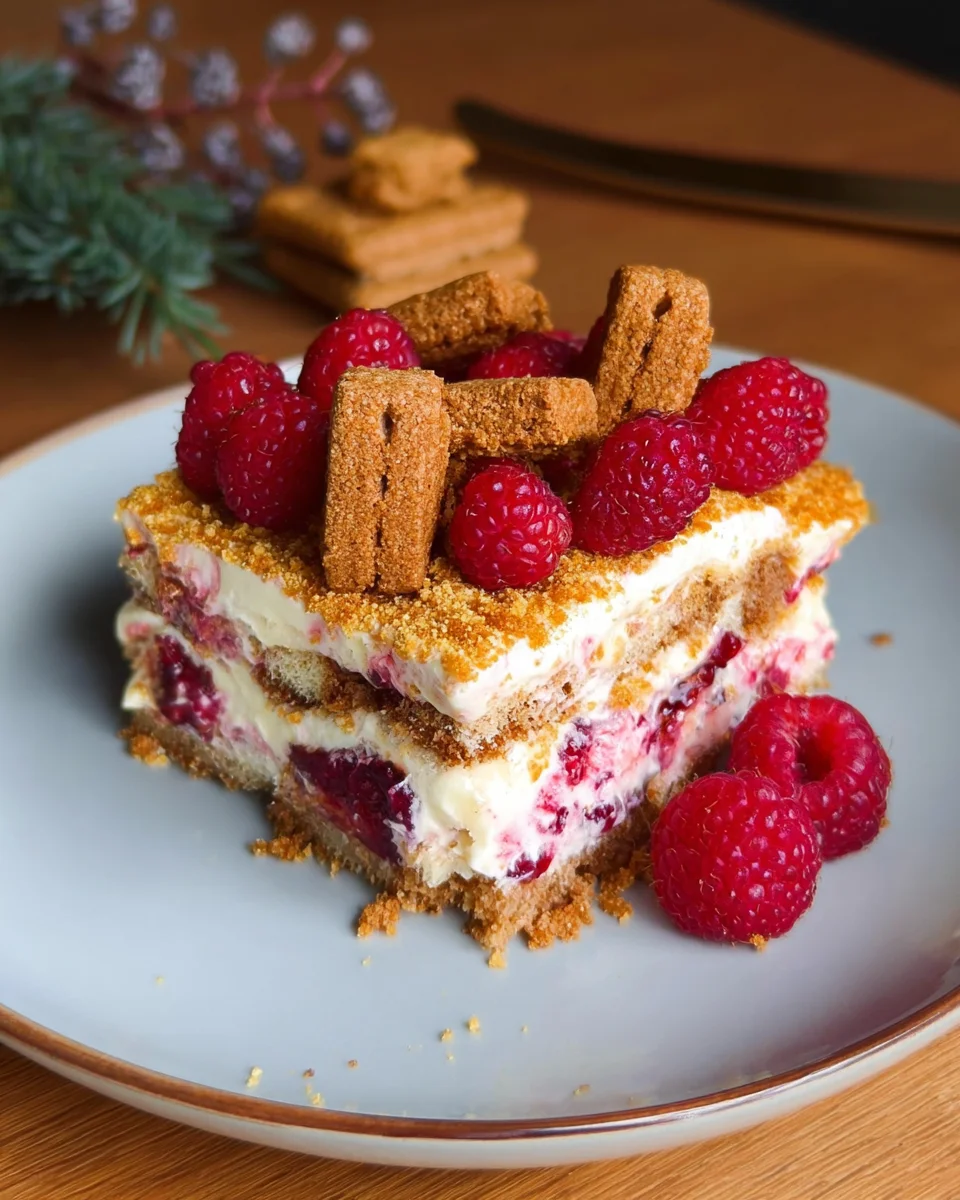 Spekulatius-Himbeer-Tiramisu