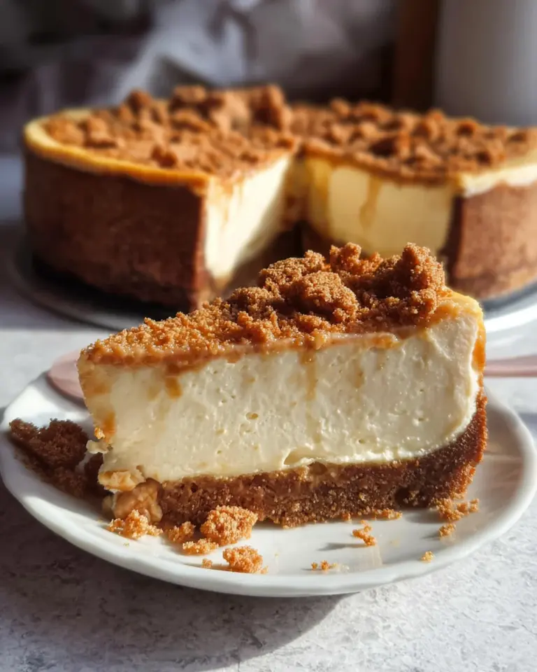 Spekulatius-Käsekuchen - einfach & cremig