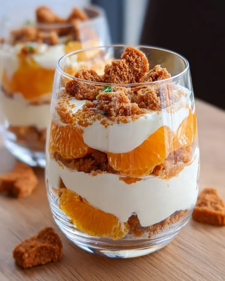 Spekulatius-Mandarinen-Quark-Creme