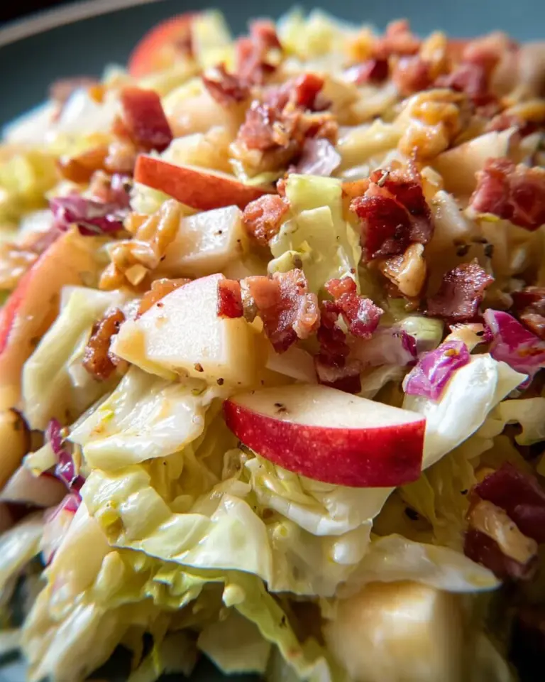 Spitzkohl-Apfel-Walnuss-Salat