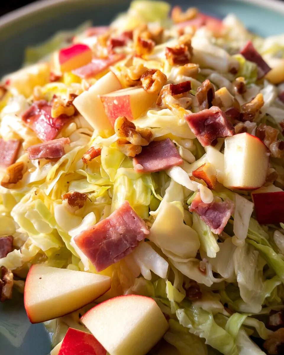 Spitzkohl-Apfel-Walnuss-Salat