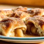 Süße Apfel-Ofenknödel mit Zucker-Zimt-Topping