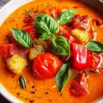 Tomaten-Paprika-Suppe aus dem Ofen