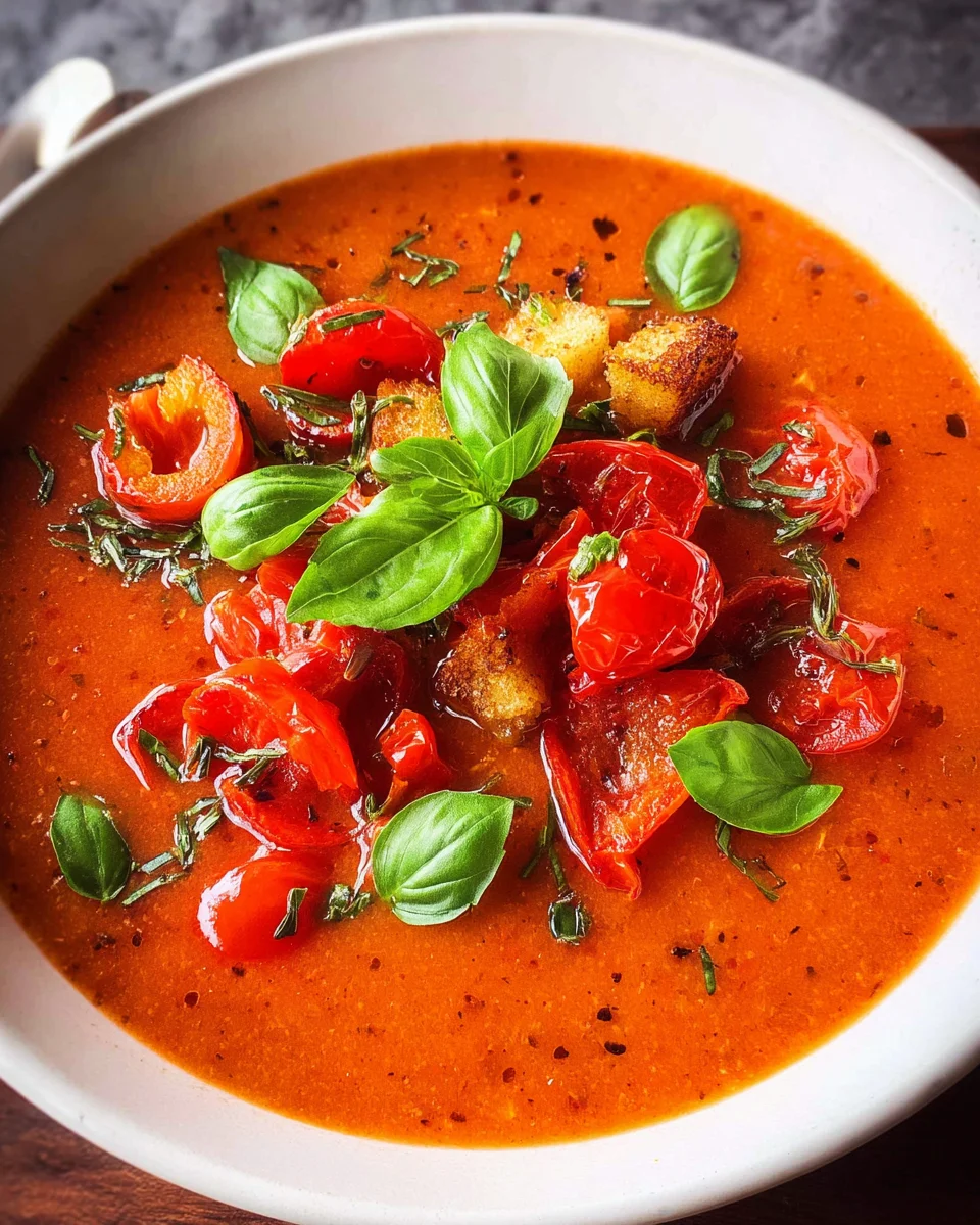 Tomaten-Paprika-Suppe