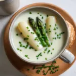 Vegane Spargelcremesuppe