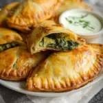 Vegetarische Empanadas mit Spinat-Feta Füllung