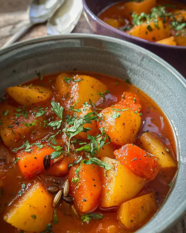 Vegetarisches Kartoffelgulasch