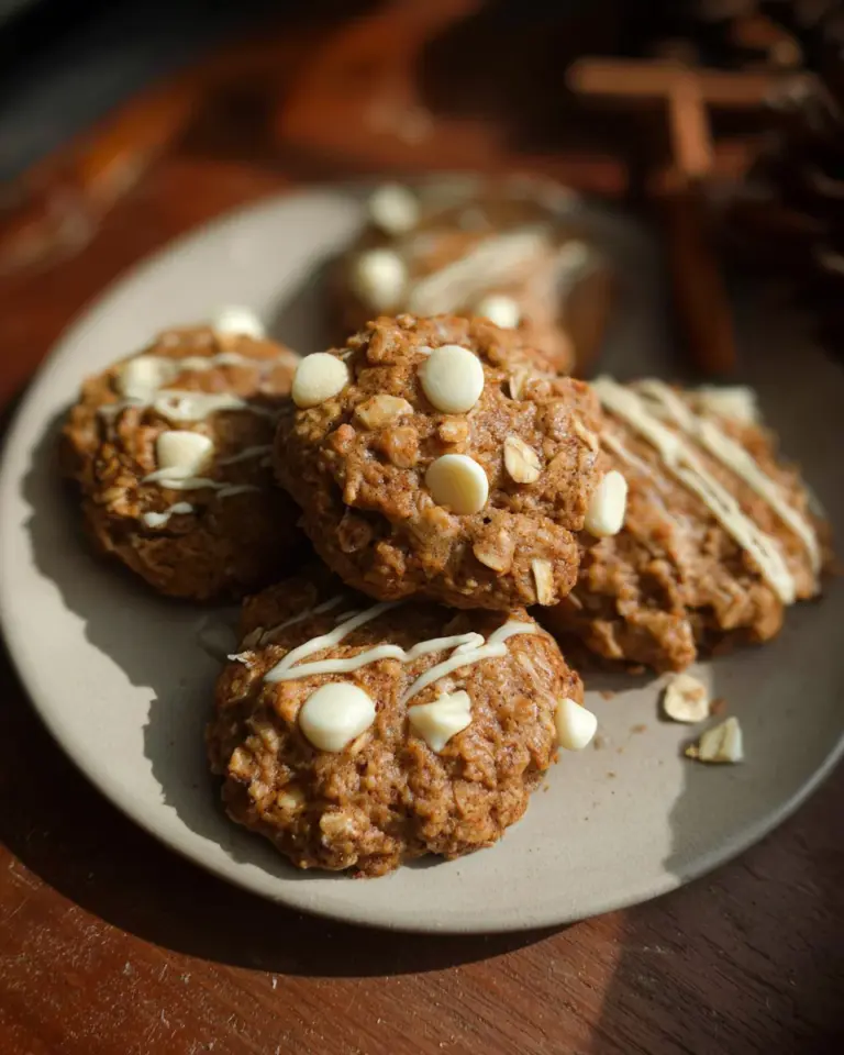 Weihnachten liegt in der Luft - Zimt Hafer Cookies